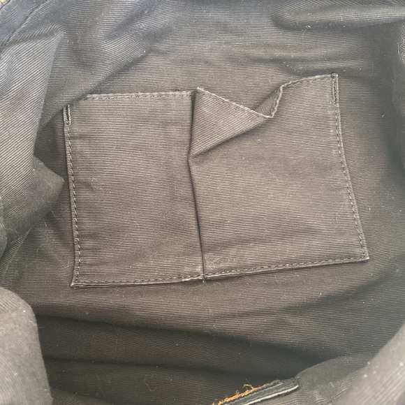 Rare! L.L. Bean Plaid Alpaca Wool Leather Handle Purse Satchel Handbag - Picture 6 of 13